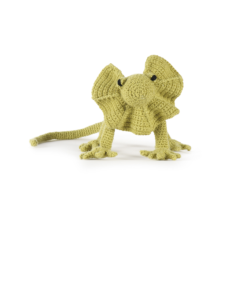 toft ed's animal wanda the frill necked lizard amigurumi crochet